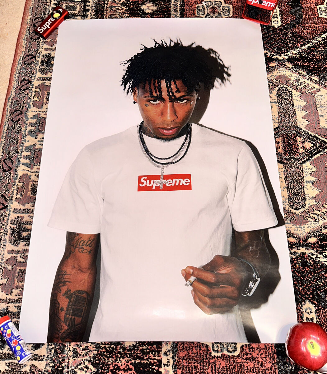 Supreme NBA YoungBoy Poster 24 x 36 FW23 Brand New DS NOT Supreme NBA YoungBoy Poster 24 x 36 FW23 Brand New DS NOT