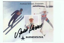 Original signiertes Foto (10x15cm) ANDREAS SCHAAD Olympia-Silber 1988 Nord.Kombi