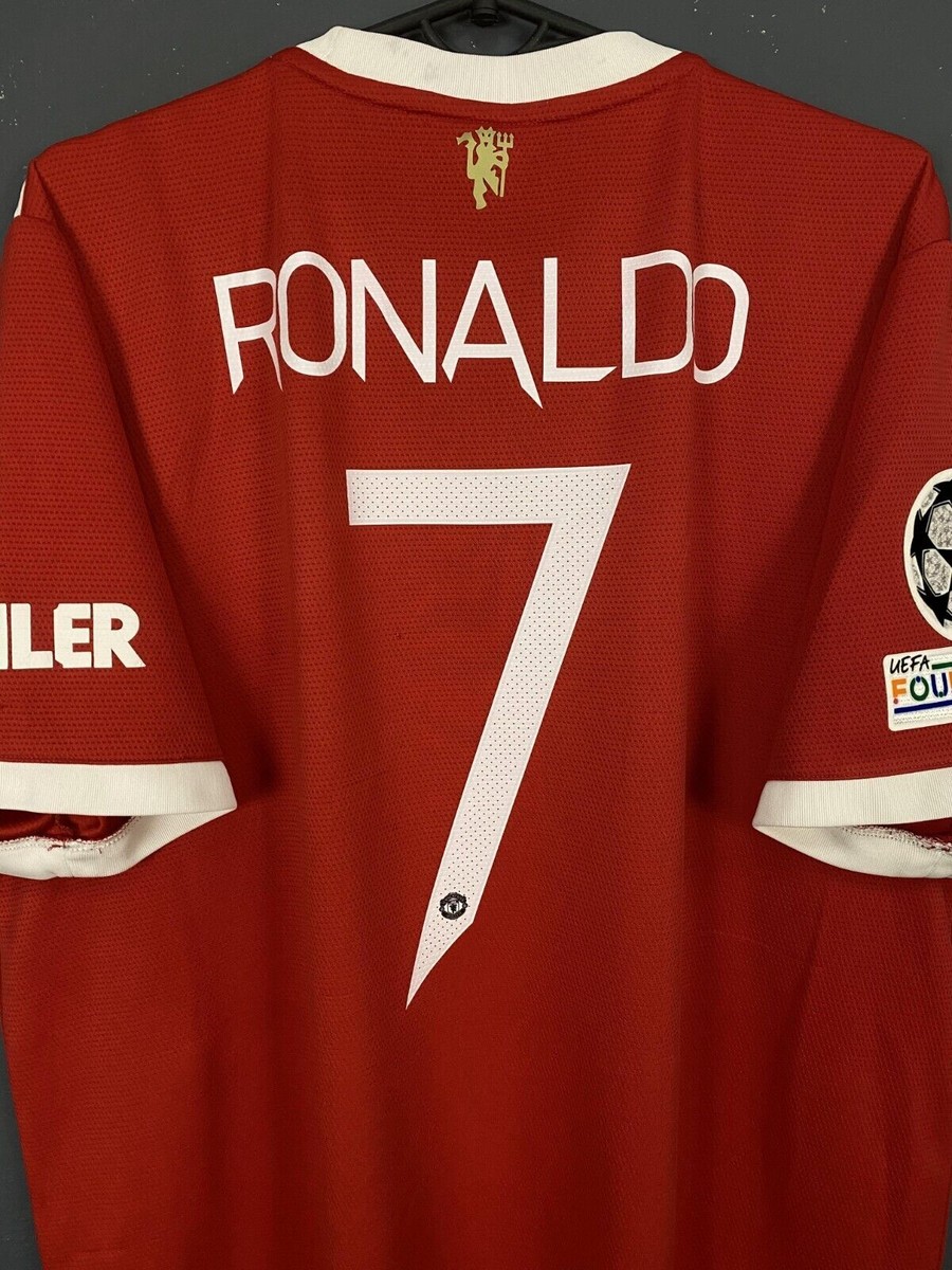 MEN RONALDO #7 FC MANCHESTER UNITED 2021/2022 UEFA SOCCER FOOTBALL