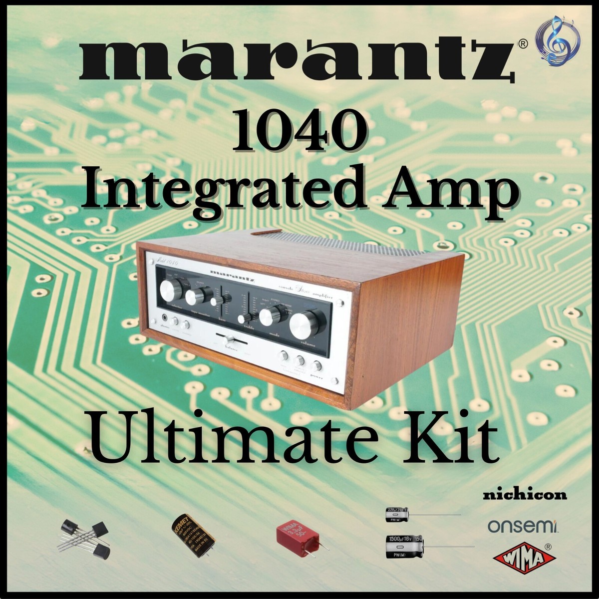 Marantz 1040 Ultimate kit- Wima, Nichicon, on-semi restoration