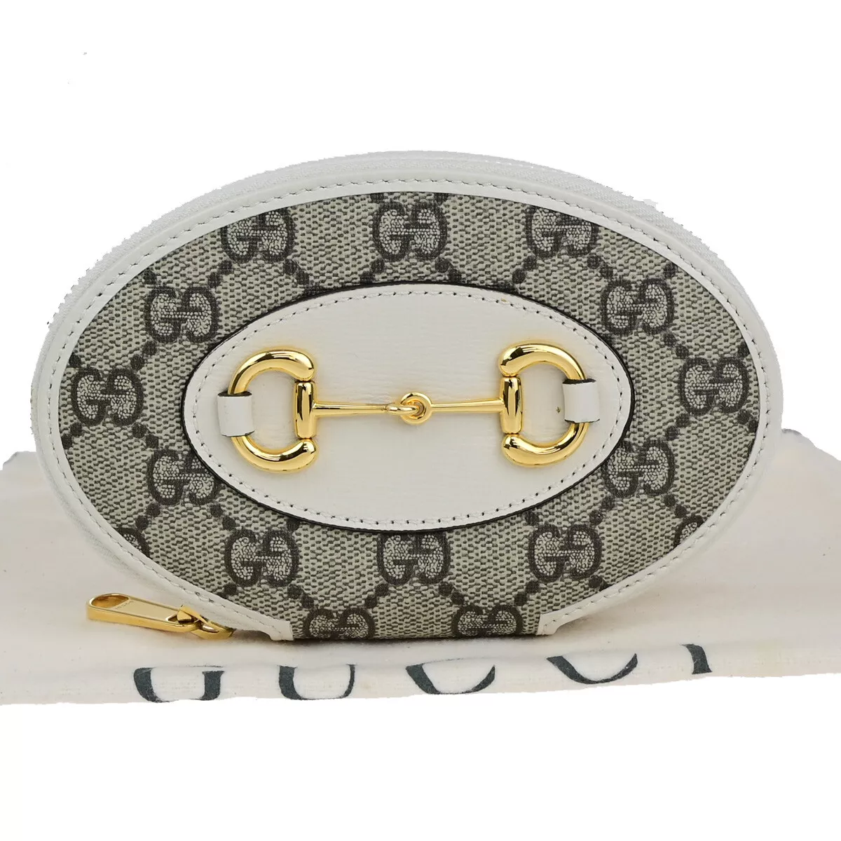 Portefeuille porte monnaie GUCCI Horsebit 1955 motif GG cuir suprême WE BN 79RK736