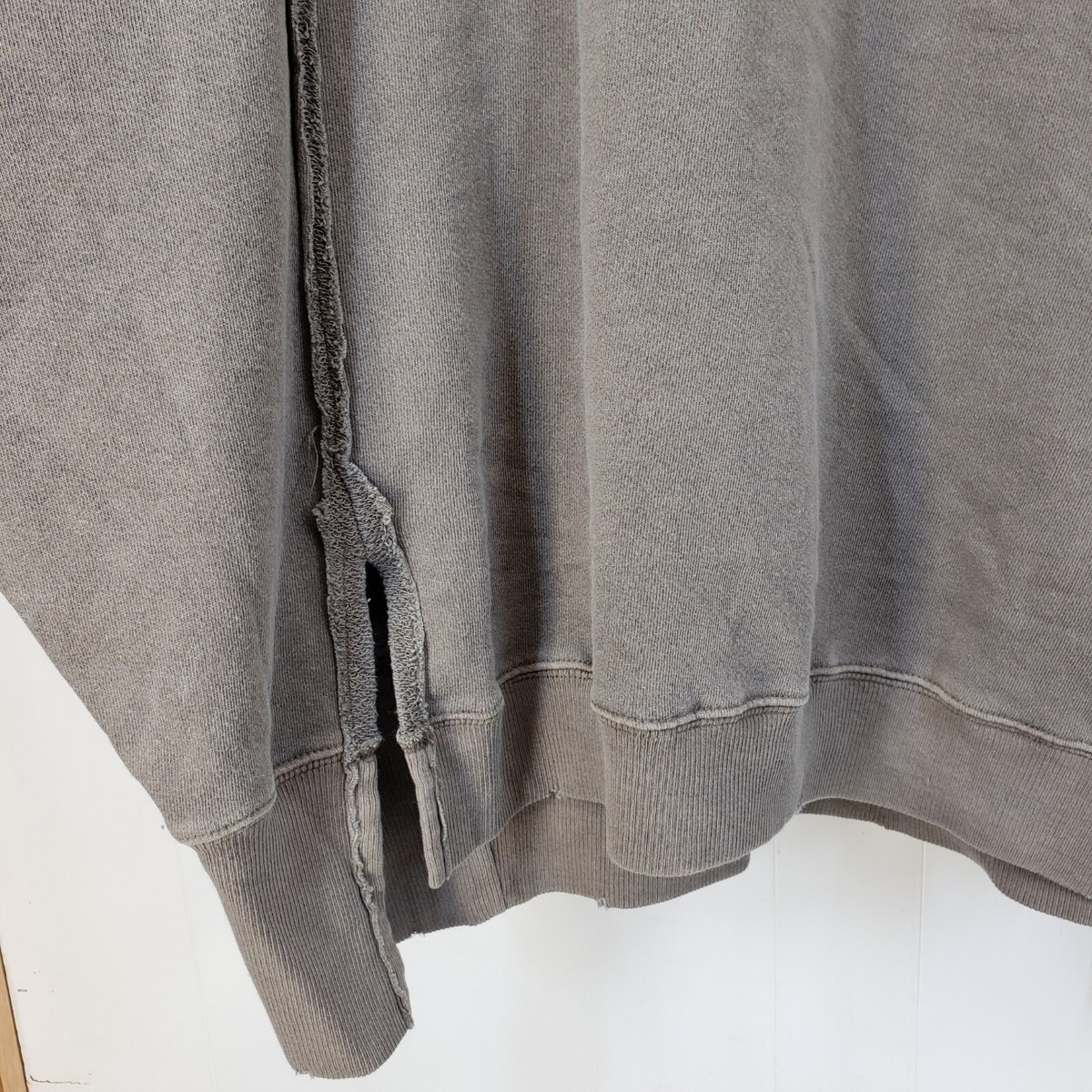 Pull Bivor kaki délavé vert en coton Le Temps des Cerises | 3 SUISSES