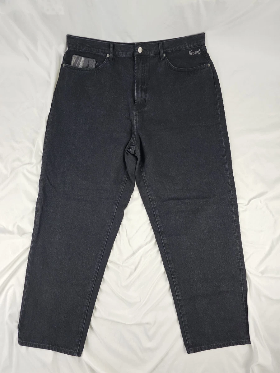 SUPREME COOGI BAGGY JEAN BLACK