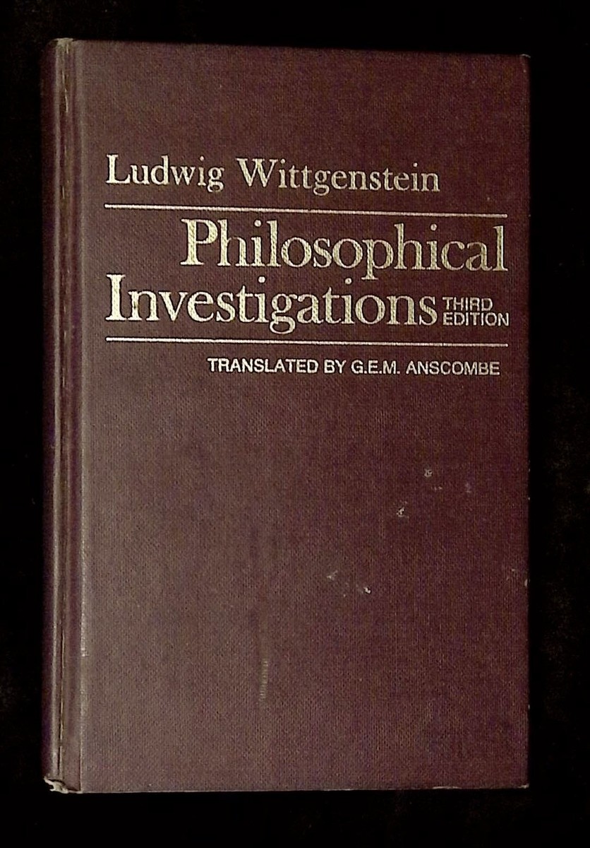 Ludwig Wittgenstein / Philosophical Investigations The English