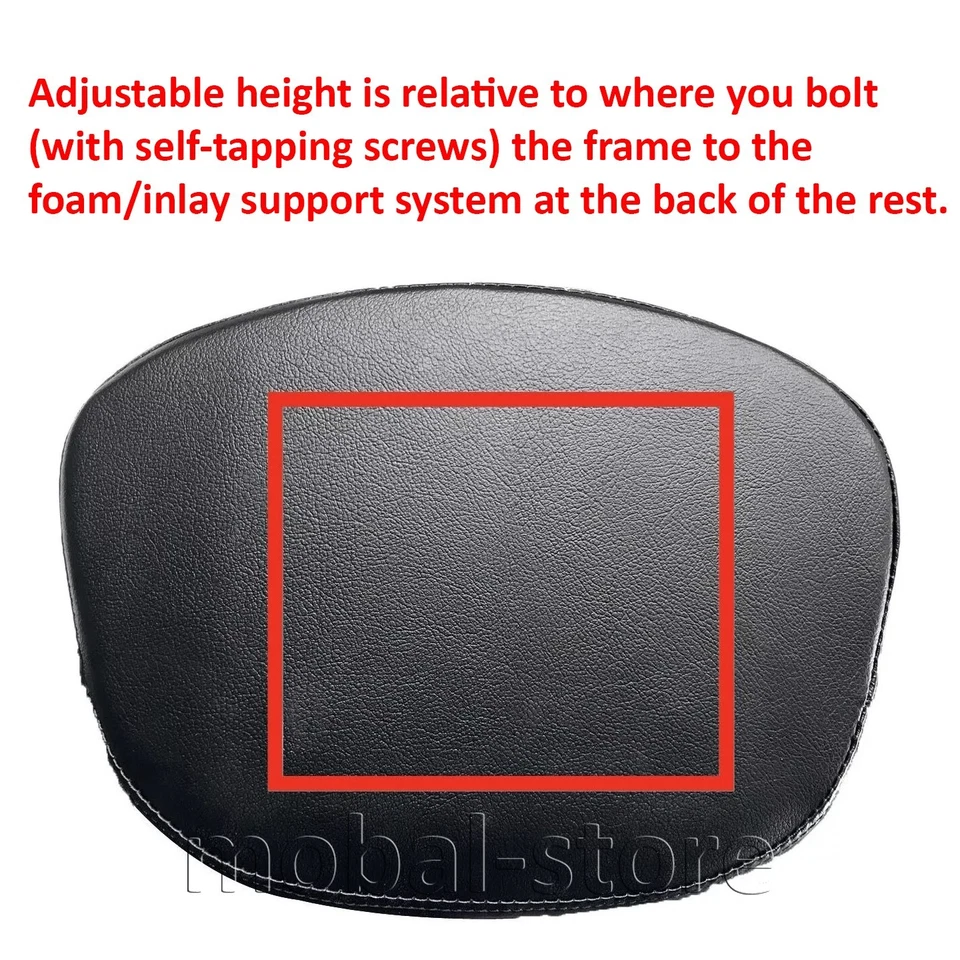 Kit de respaldo para conductor Yamaha Royal Star Venture Rider 1999-up cojín de almohadilla Foto 2 de 4