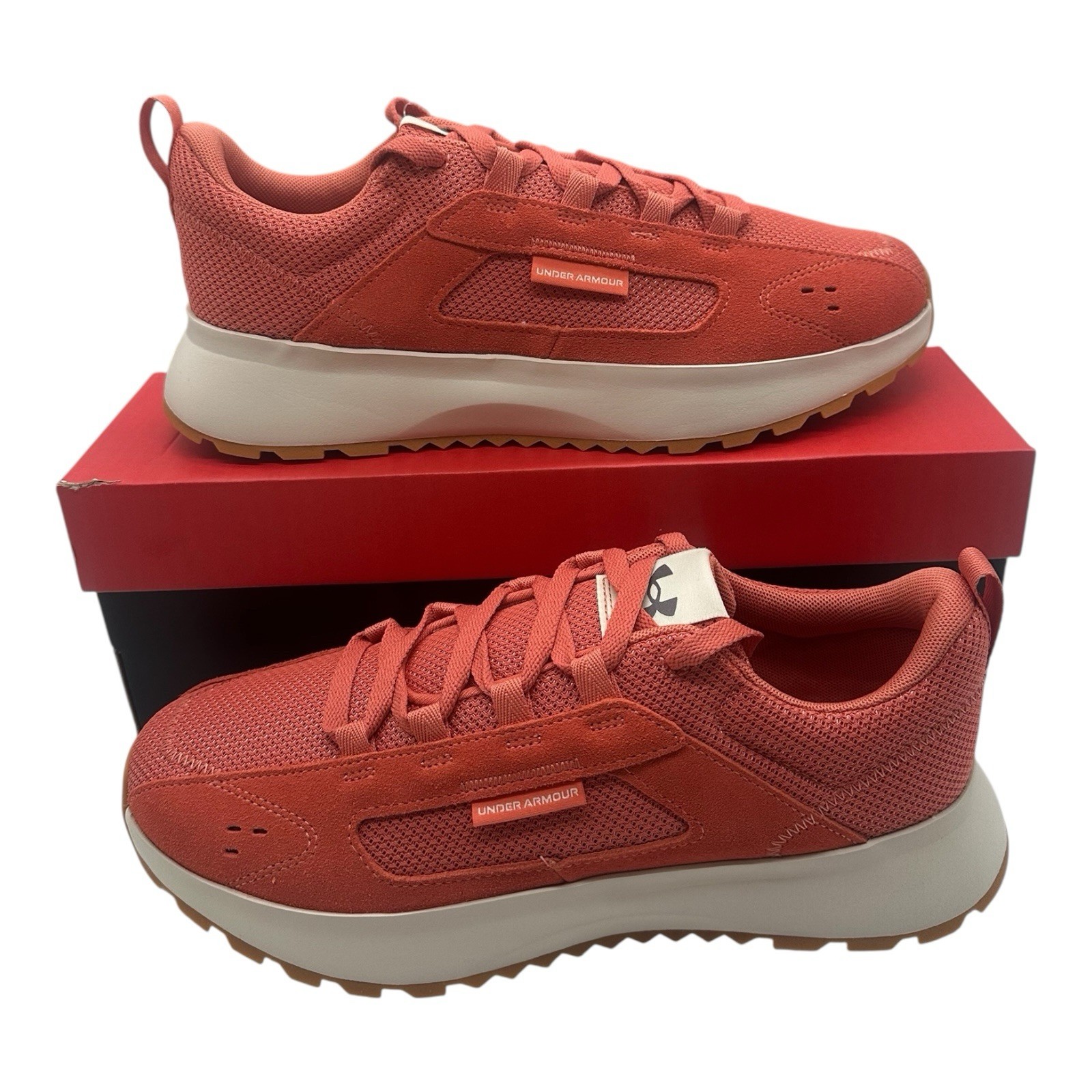 Under Armour Street Mirage Shoes Mens Sz 13 Orange/Brown Sneakers 3028378-873