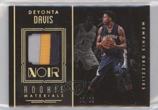 2016-17 Panini Noir Rookie Materials Color Prime /99 Deyonta Davis #16 a3q