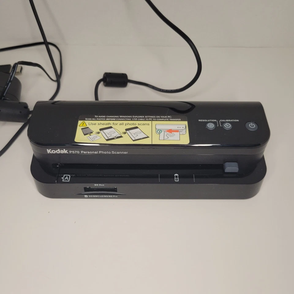 Kodak P570 Black 5x7 Professional Personal Photo Handheld Scanner - Image 2 of 4