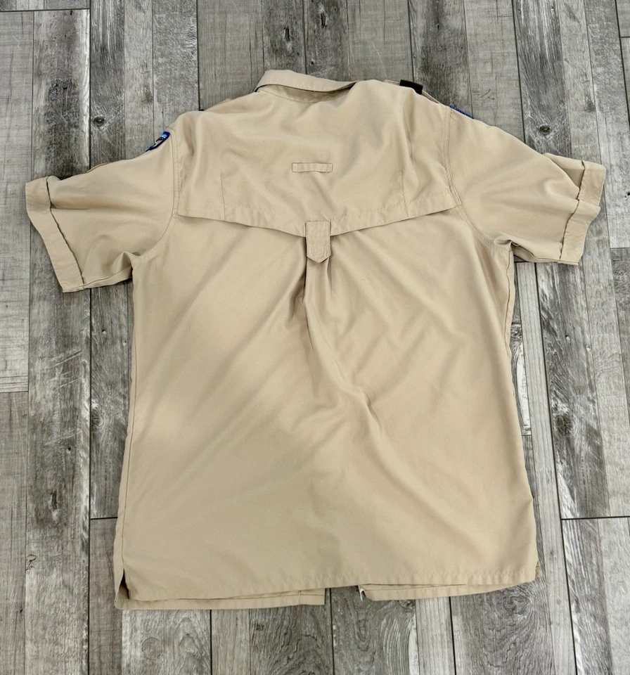 Boy Scouts of America Tan Khaki Men’s Large California Assistant Scout Patches - Image 2 of 4