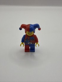Lego 7079 Jester Minifigure cas403a Retired Clown Midevil Castle Knights