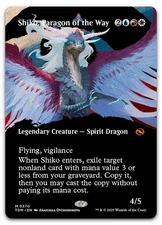 Shiko, Paragon of the Way (Borderless) #370 NM Tarkir Dragonstorm TDM Magic MTG