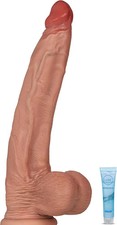 16 Inch Huge Thick Realistic Dildo, 3.4" Diameter Big Dildo Dual Density