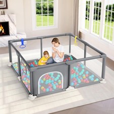 Baby Playpen 47 47 Inch Small Playpen Enhanced Safety Baby Play Yard Infant New