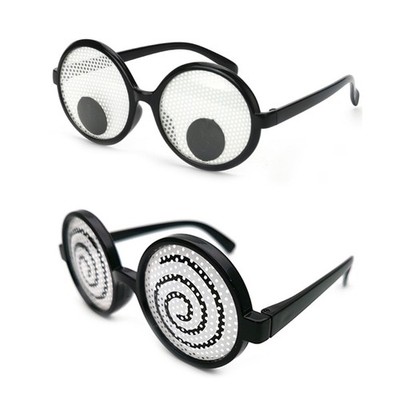 Halloween Glasses Funny Glasses Swirl Glasses Turn Eyeball Glasses Masquerade