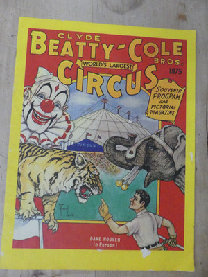 Clyde Beatty-Cole Bros. Circus 1975 Souvenir Program