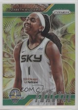 2024 Panini Prizm WNBA Fractal Green Prizm Elizabeth Williams #14 13kb