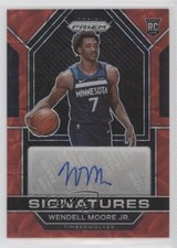 2022-23 Panini Prizm Rookie Signatures Choice Wendell Moore Jr #RSI-WMJ Auto 8d9