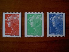 France 4239-4241 Marianne De Beaujard Roulette In 2008