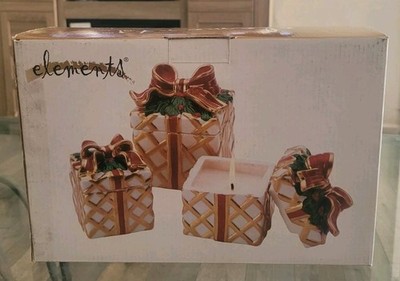 Element 3 Piece Candle Set-New In Box-Christmas/Birthday Gift- Christmas Decor