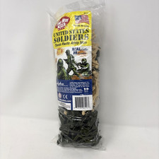 TimMee Plastic Army Men Green vs Tan 100pc Toy Soldier Figures Made in USA