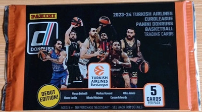 2023-24 Panini Donruss Turkish Airlines EuroLeague Basketball Blaster Pack