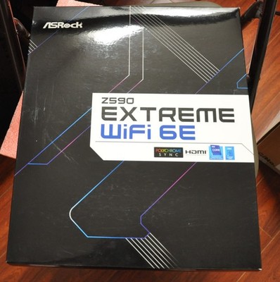 ASROCK Z590 Extreme WiFi 6E LGA 1200 Motherboard.