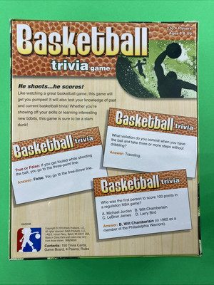 Basketball Trivia Game Patch Products to Players 2019 Family