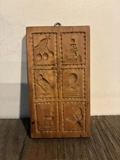 Primitive SPRINGERE Spring Bird Hot Air Butterfly 6 Butter Cookie Stamp Mold