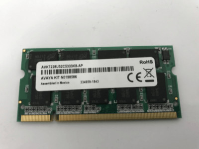 AVK7228U52C5333K8-AP Avaya 1GB PC2700 DDR-333MHz Memory
