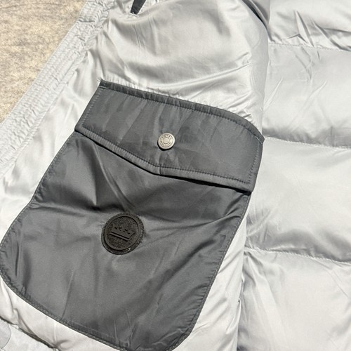 Peter Millar Men's Iron Gray X-Large Camo Reflective Apres Ski Puffer Vest #1041 - Picture 10 of 17