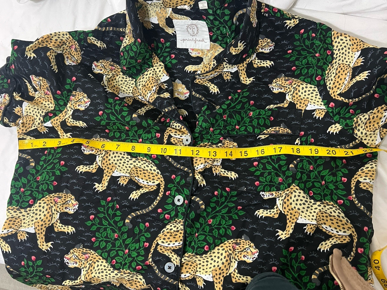 Printfresh Bagheera Leopard Print Short Sleeve Or… - image 11
