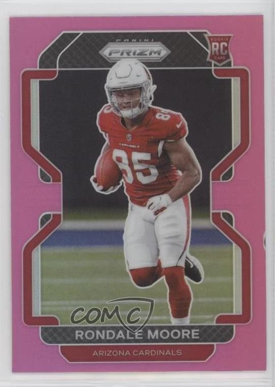 2021 Panini Prizm Rookie Pink Prizm Rondale Moore #347 Rookie RC 0y59