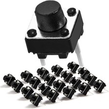 Tactile Push Button Switch 6x6x6mm 2 Pin Momentary Switch PCB Dip A 6mm 20pcs