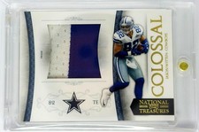 2010 National Treasures #34 Jason Witten /25 GAME USED PATCH Colossal Materials