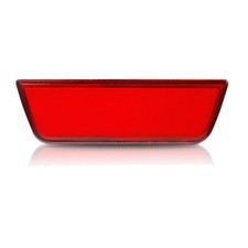 Red Lens Black Housing Rear Bumper Brake Light Reflector for Nissan Rogue 2014