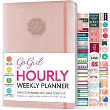 GoGirl Weekly Schedule Planner â Hourly Work & Life Planner with Time Slots â