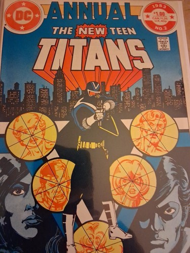 NEW TEEN TITANS Annual 2 1983 DC Comics 1st app Vigilante Key Bronze ...