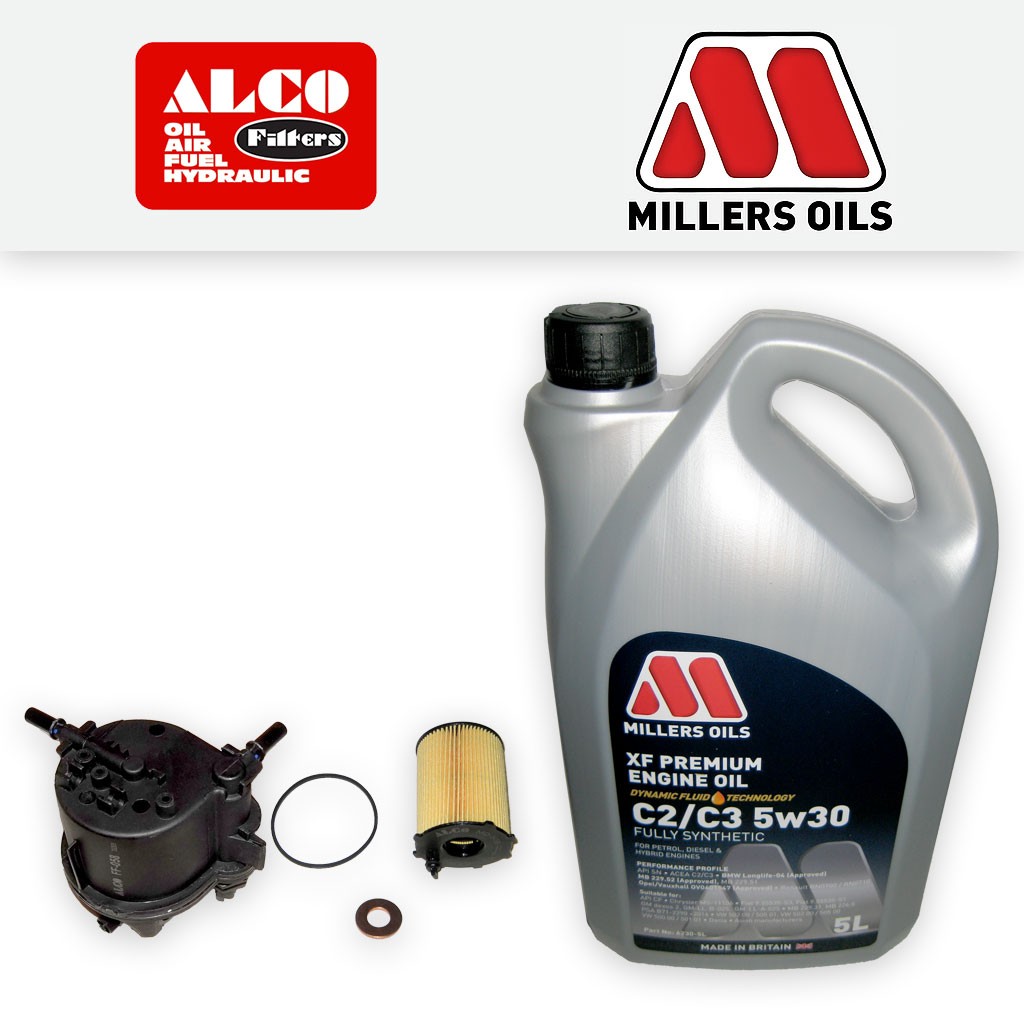 SERVICE KIT for CITROEN C2 1.4 HDI OIL FUEL FILTERS +XF C2/C3 OIL (2003-2009)