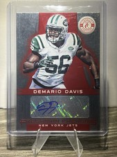 Panini 2012 Totally Certified Demario Davis Jets RC Auto #188 /290
