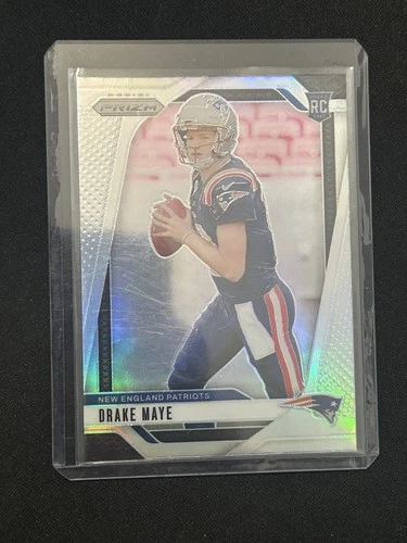 2024 Panini Prizm - Rookies Drake Maye #329 Silver Prizm (RC)