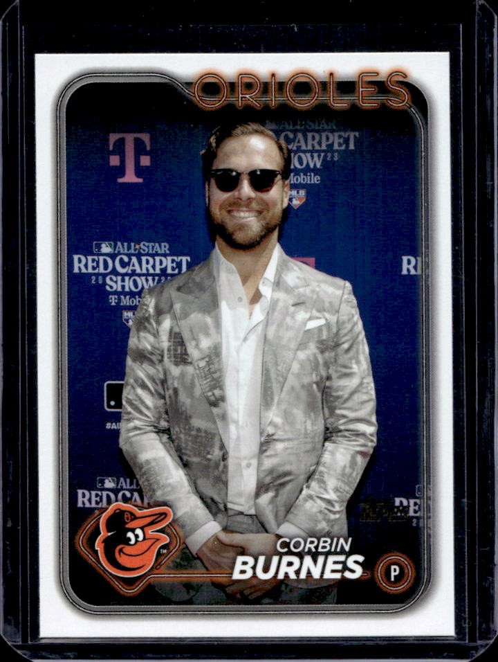 2024 Topps Corbin Burnes Golden Mirror SSP #501 Orioles