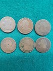 US Draped Bust Half Cents Lot Of 6 - 1800-08, Details But Fun  — photo 1