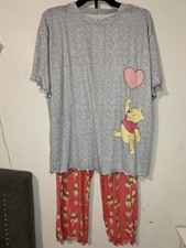 Disney Winnie The Pooh Womens Pajama Set Size M