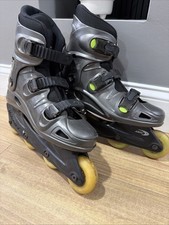 Bladerunner by Rollerblade Men  s Size 9 Inline Skates Gray Green ABEC-1