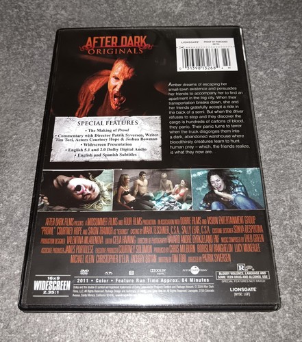 PROWL - LIONS GATE FILMS (2011) - Horror Movie - DVD REGION 1, US CANADA - Foto 3 di 3