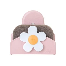 Florganic Daisy Sponge Holder For Kitchen Sink With Suction Cup And Sponge Sink 