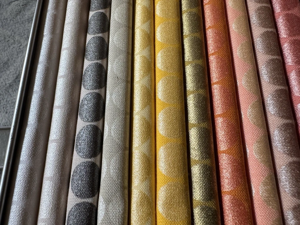 RARE!! Michael Miller “ Mirror Ball Dot” 40 Metallic Pearlized Fat Quarters Set - Image 4 of 4