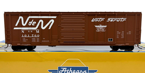 HO ATHEARN 1374 PS 5277 BOXCAR NACIONALES de MÉXICO NdeM # 101760 | Condition: New