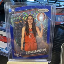 2025 Panini Prizm WNBA Georgia Amoore Blue Velocity Prizm Rookie RC Variation