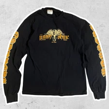 Jimmy Shine Bobbers & Choppers Long Sleeve Black T-Shirt | Small